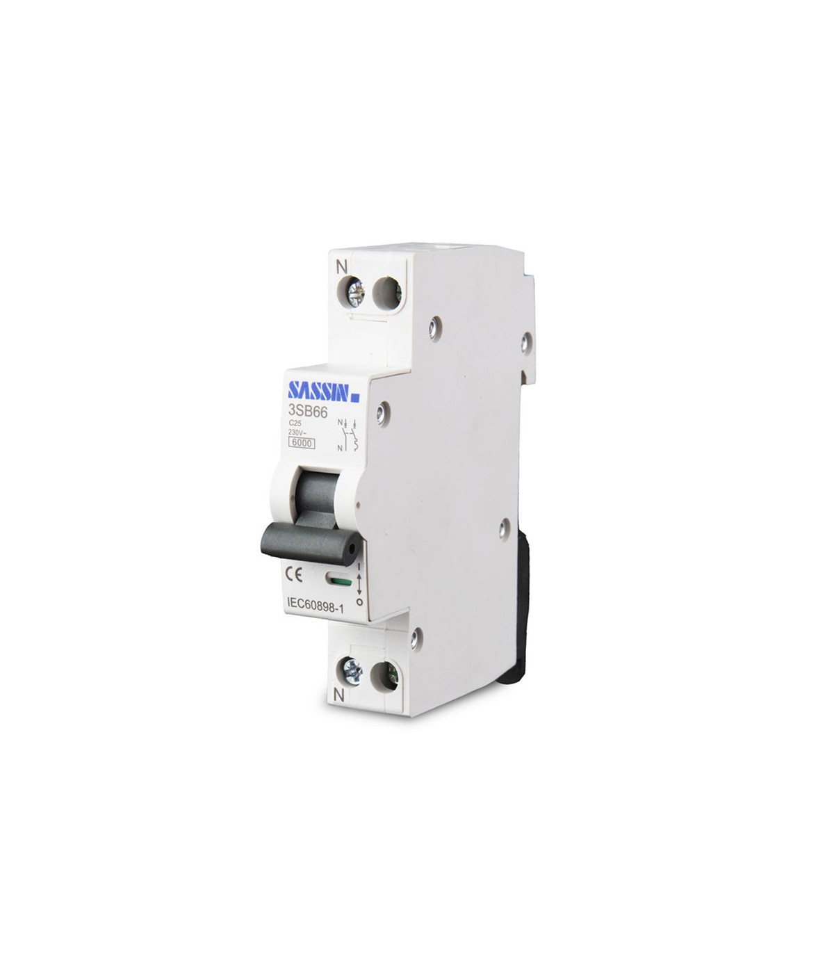 Interruptor DPN 3SB66 1P + N 10A C Curve 6KA