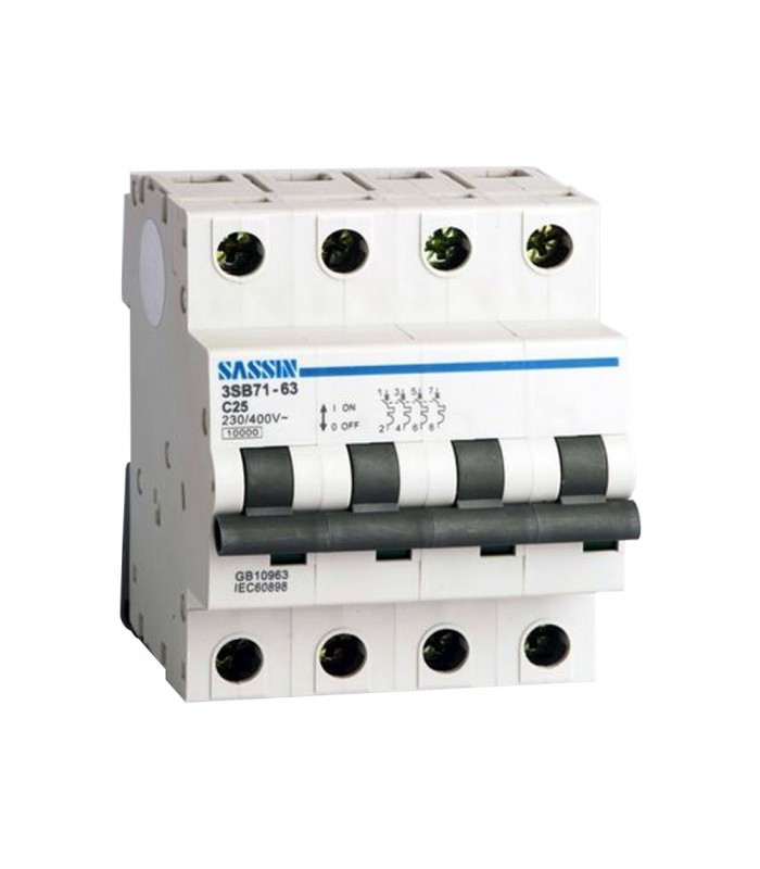 Interruptor Magnetotérmico 3SB71 4P 40A C Curve 10KA