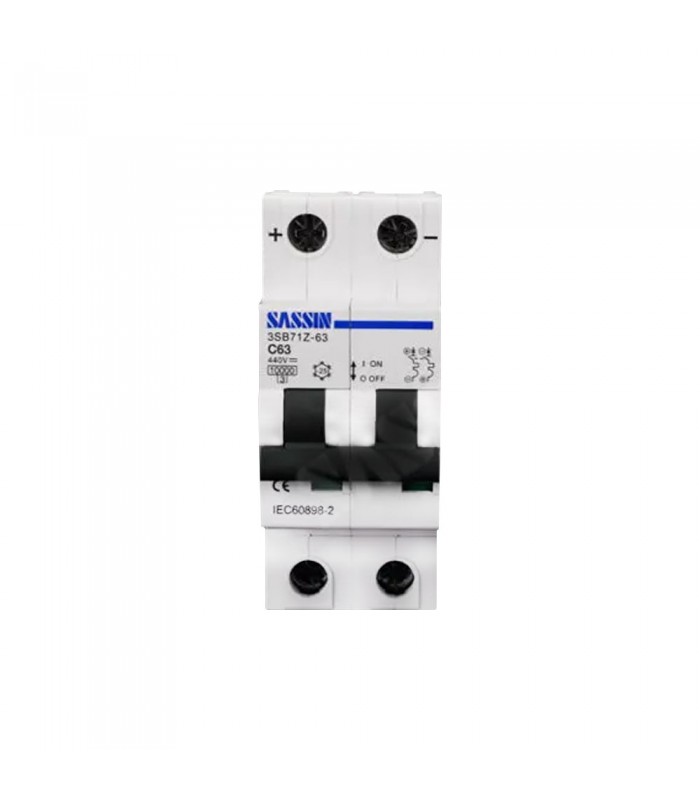 Interruptor Corriente Continua Industrial 2P C 10KA