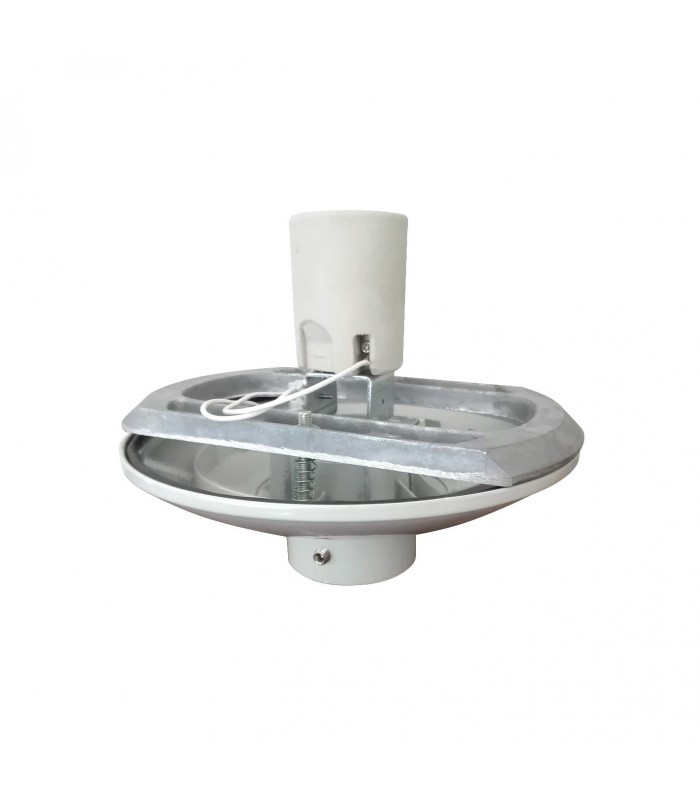 Base Aluminio Gris E27