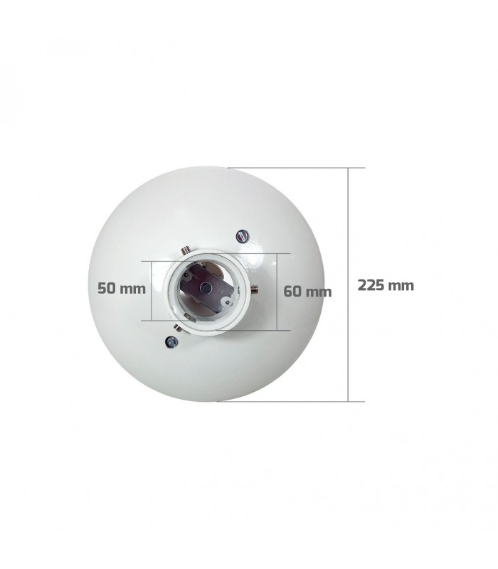 Base Aluminio Gris E27
