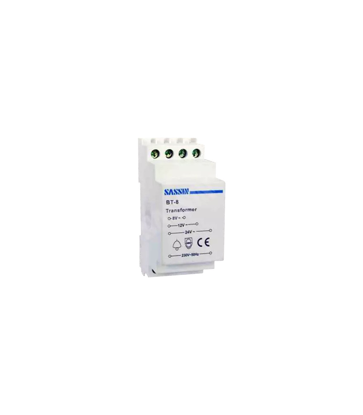 Transformador Carril Serie BT8 Salida 8VA