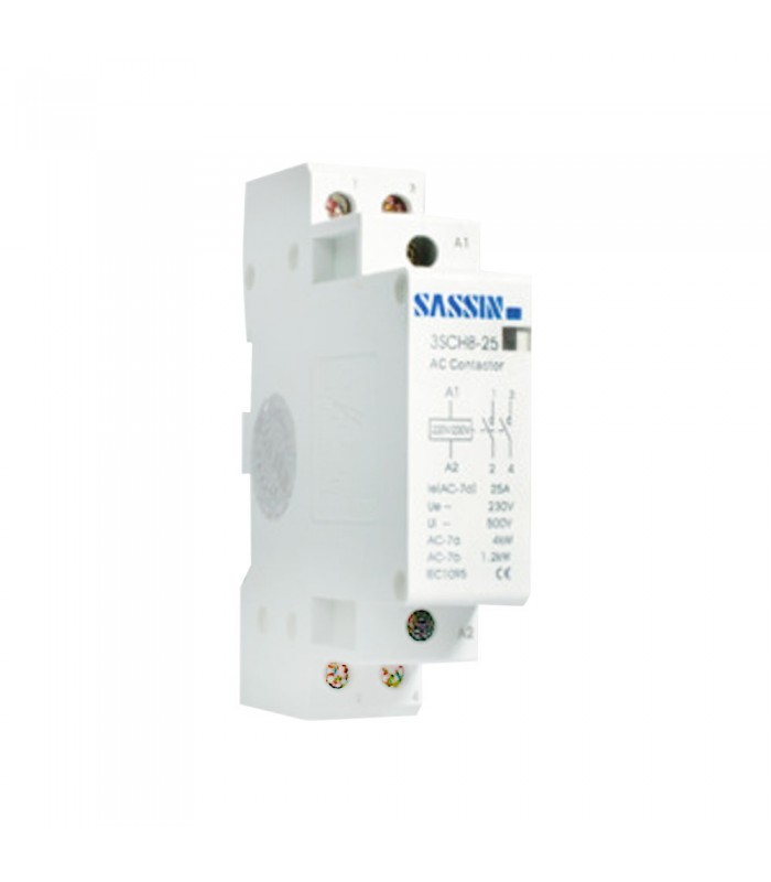 Contactor Modular 2DIN 4P 4NO 25A 230VAC