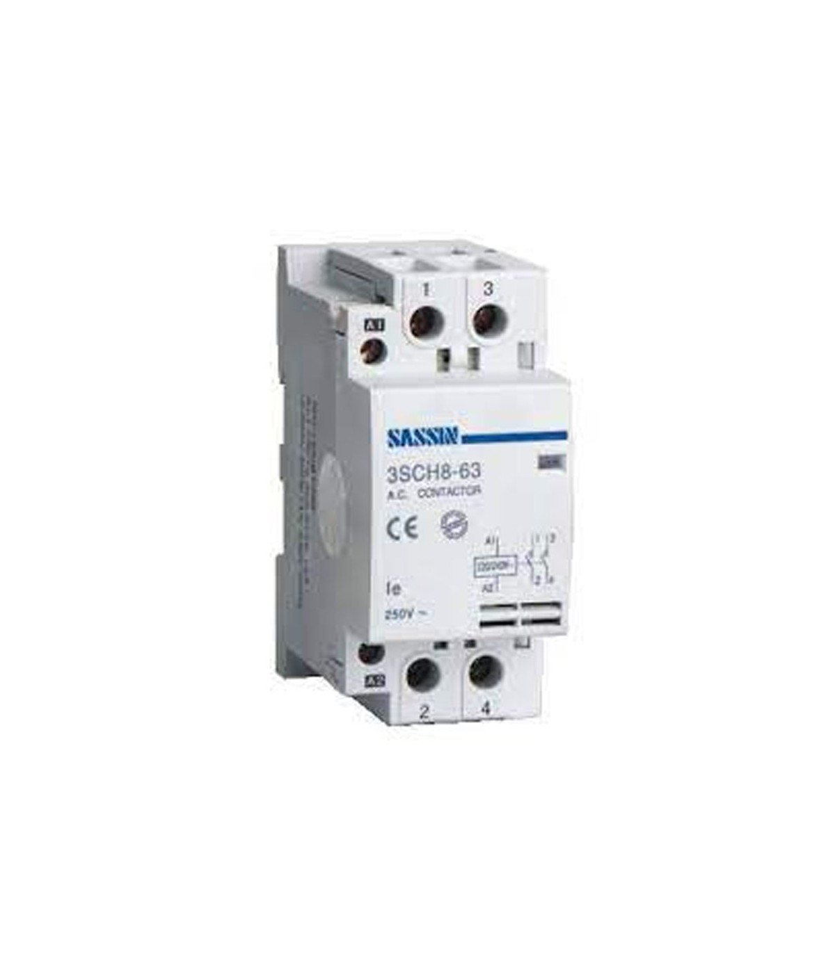 Contactor Modular 3DIN 4P 4NO 40A 230VAC