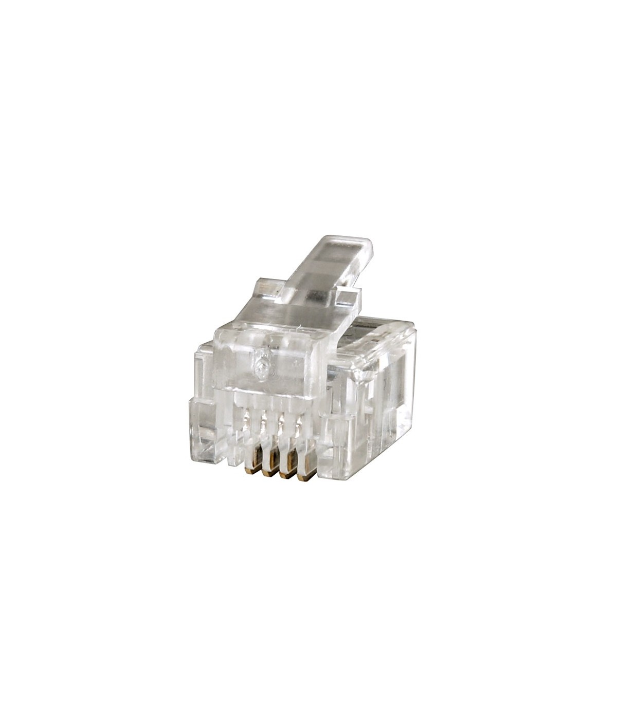 Conector Modular Telefónico Macho RJ11 6V/4C