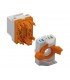 Conector Keystone RJ45 Cat6 UTP Hembra Tool-Less 180º