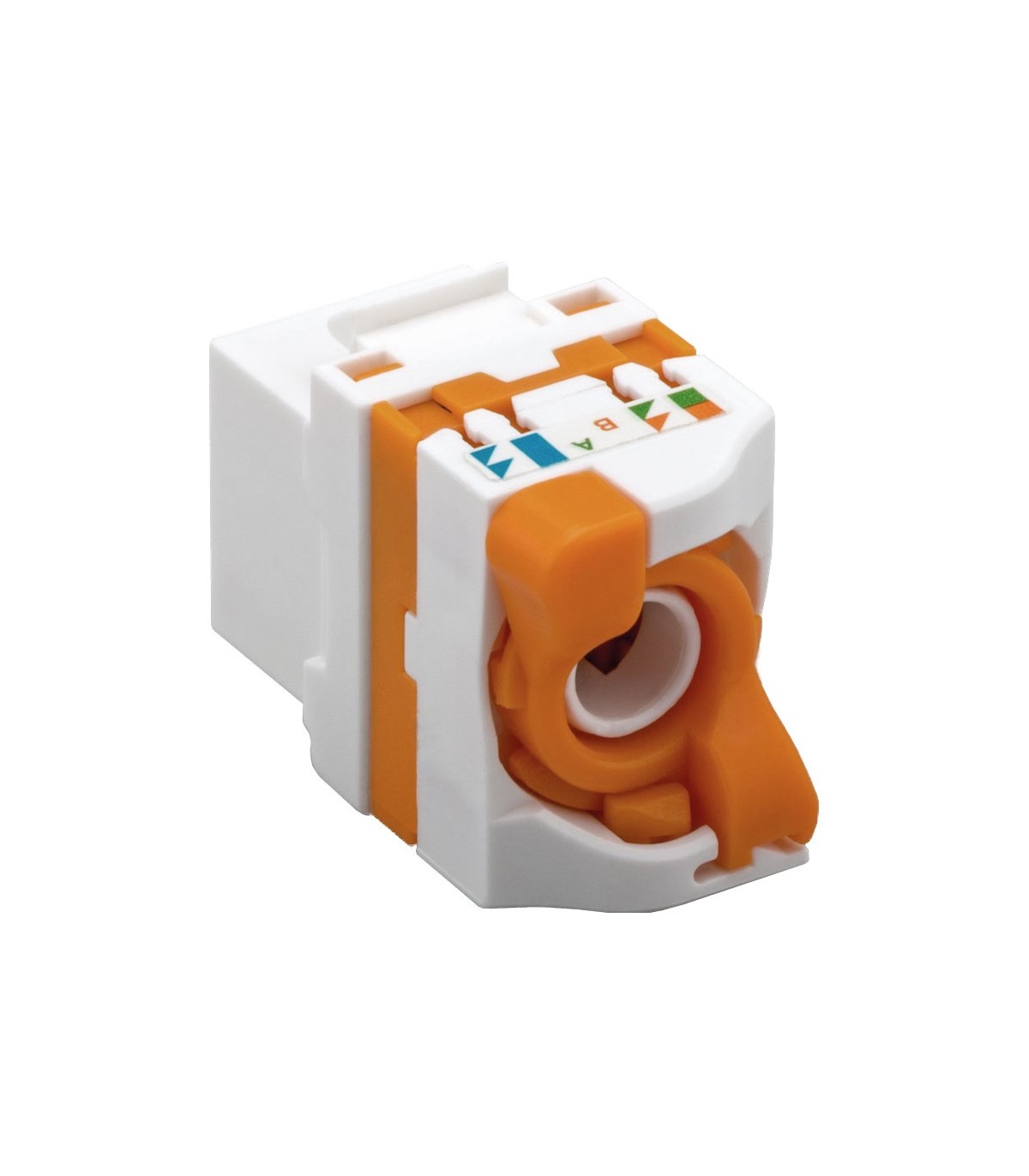 Conector Keystone RJ45 Cat6 UTP Hembra Tool-Less 180º