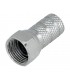 Conector Antena F Roscado Macho Estanco Cable RG6