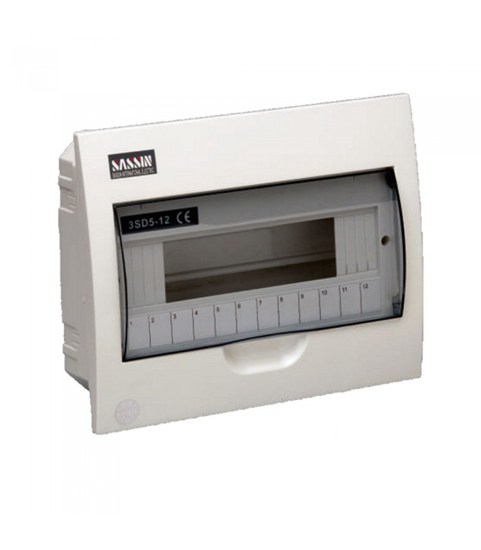 Caja Empotrable Serie 3SD5 6 / 36 Módulos Puerta Transparente