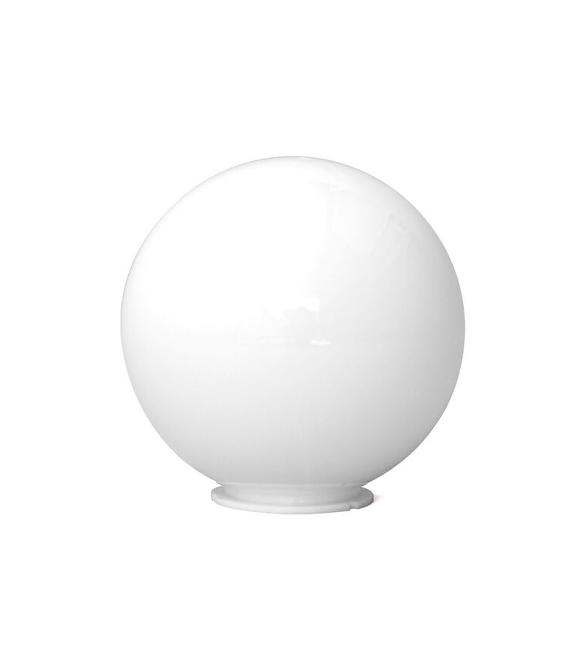 Difusor Esférico Policarbonato Opal Ø300mm Cuello