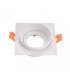 Aro Empotrable Basculante Son Doong Cuadrado Blanco