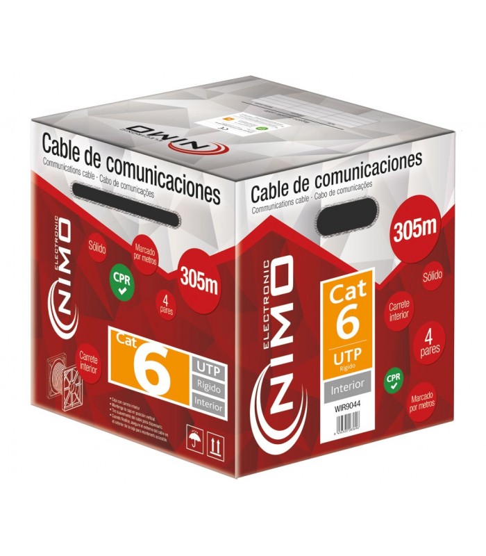 Cable de datos UTP CAT.6 ECA CCA (Metro)