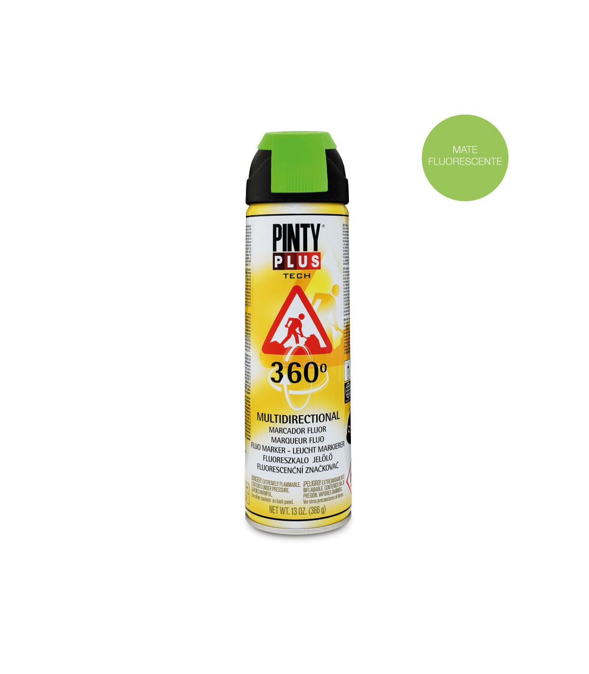 Spray Pintyplus Marcador 500ml T136 Verde