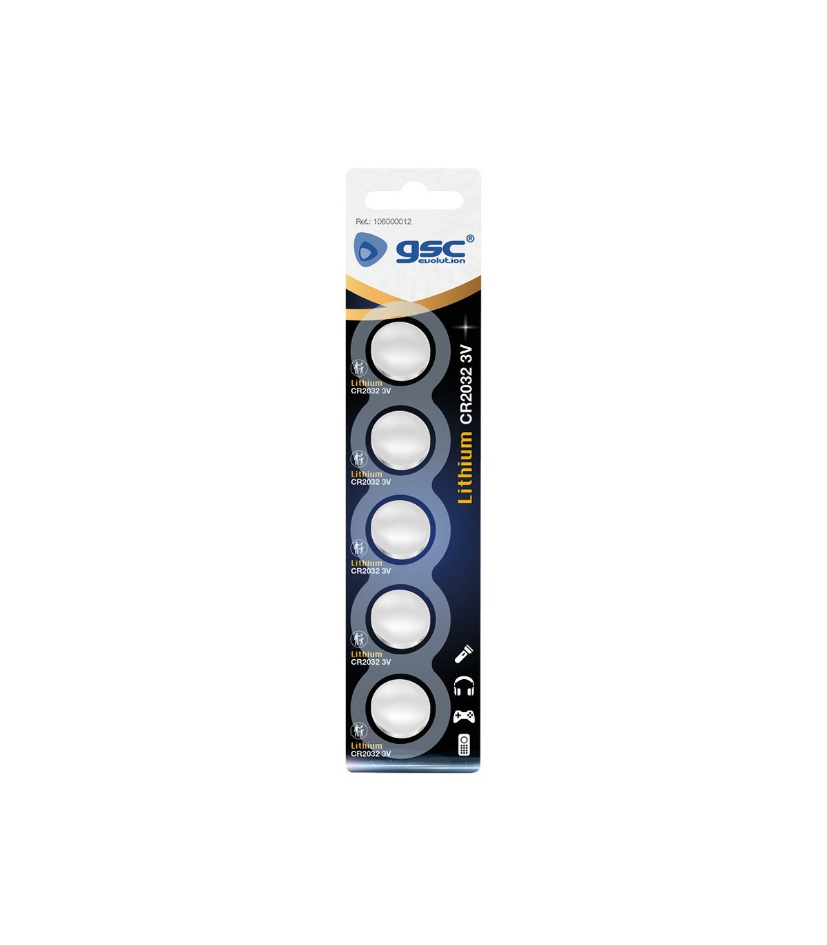 Pila Litio GSC CR2032 3V 1 Unidad