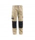Pantalón de trabajo Travaux  Beige y Negro