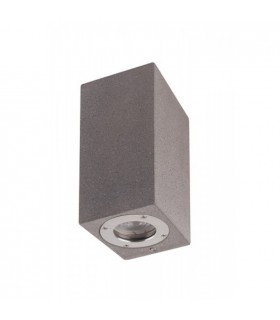 Aplique Exterior Pared Levi GR/OSC 2xGU10