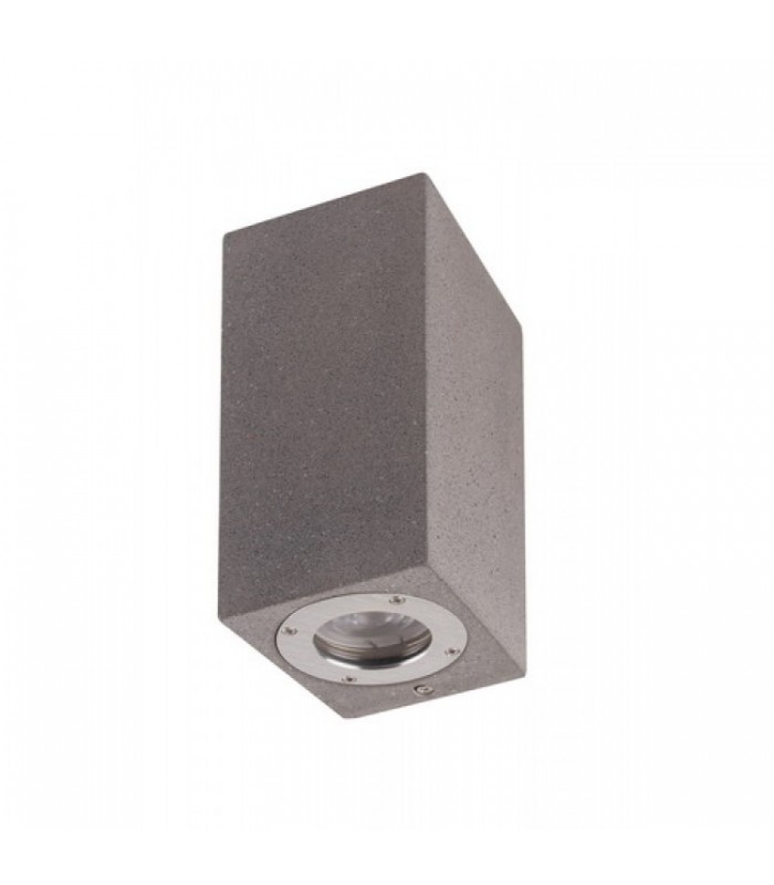 Aplique Exterior Pared Levi GR/OSC 2xGU10