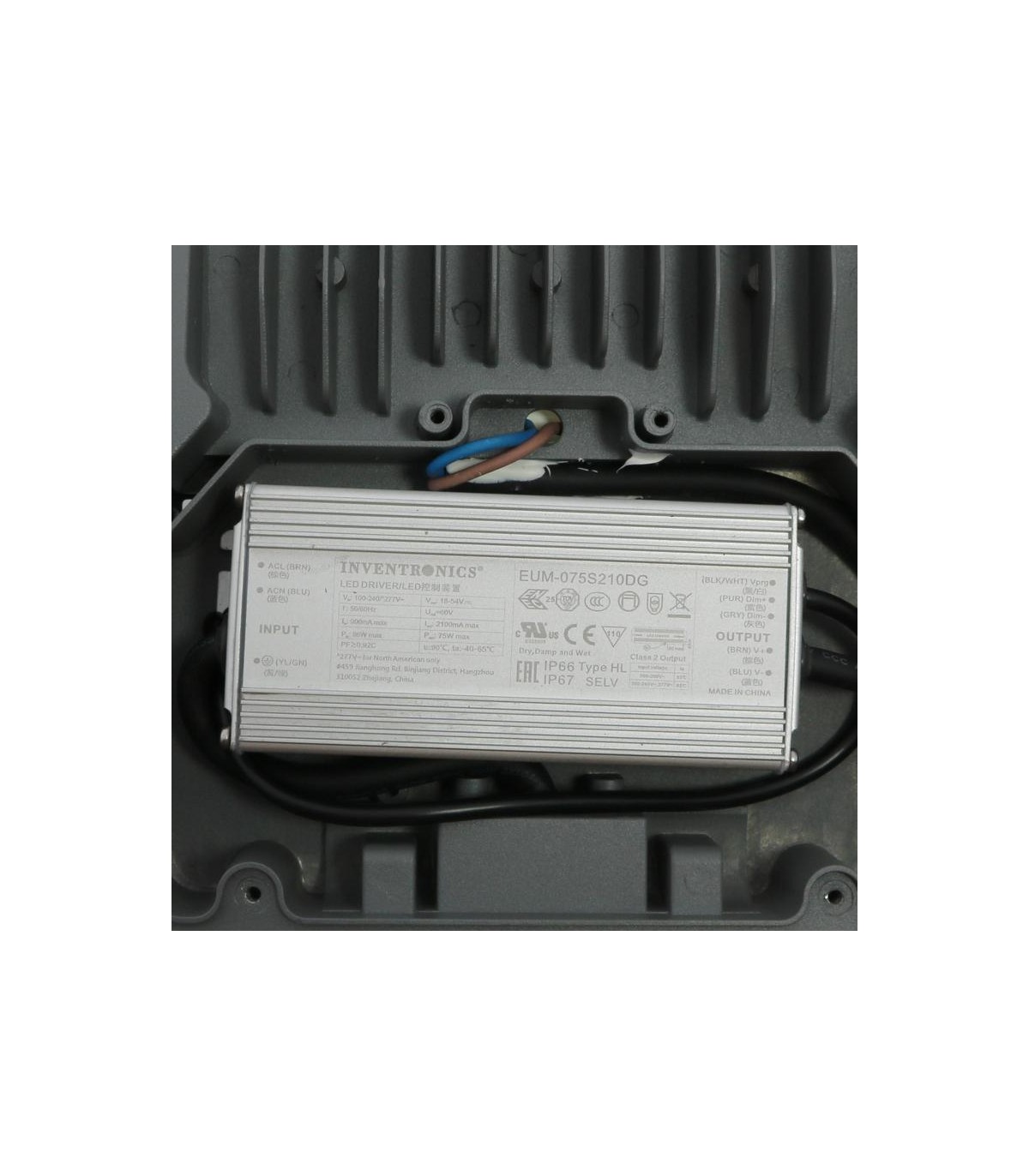 Proyector Led INFINITY 60W 7200Lm 145ºx70º IP65