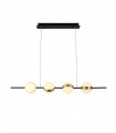 Lámpara Cuba Línea Oro / Negro 32W 2400Lm 3000K