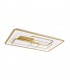 Plafón Eden Rectangular 140W 9800Lm Oro / Blanco CCT