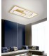 Plafón Eden Rectangular 140W 9800Lm Oro / Blanco CCT