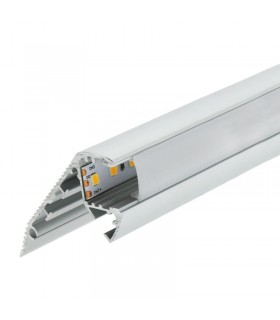 Perfil de Aluminio Especial ESCALERAS Superficie -2 Metros-