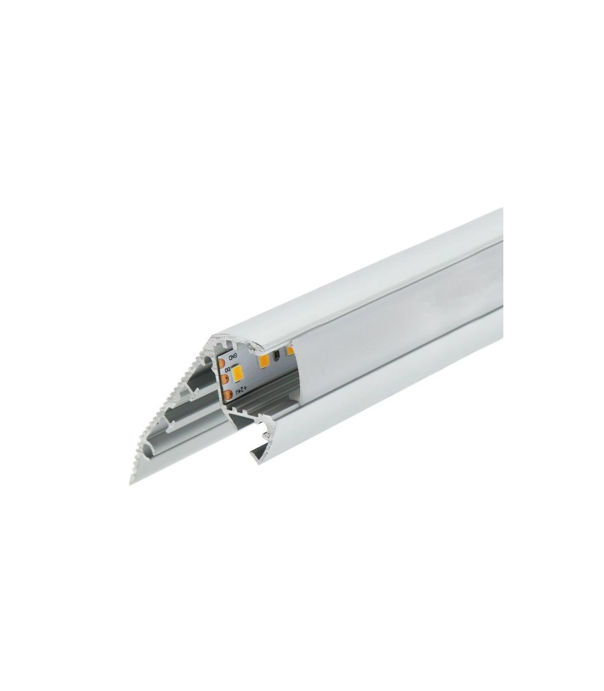 Perfil de Aluminio Especial ESCALERAS Superficie -2 Metros-