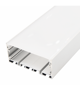 Perfil de Aluminio SANTMIG Superficie/Colgante -2 Metros-