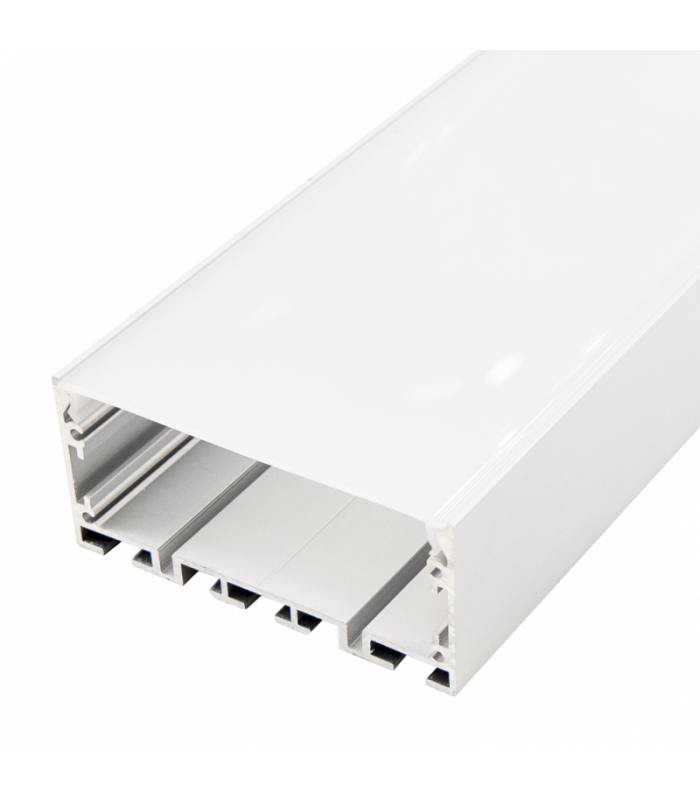 Perfil de Aluminio SANTMIG Superficie/Colgante -2 Metros-