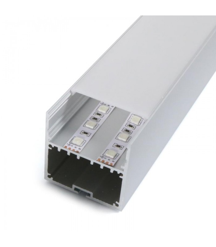 Perfil de Aluminio VICTSING Superficie/Colgante -2 Metros-