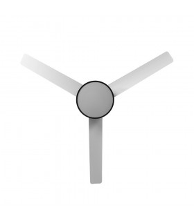 Ventilador de techo Pax Negro DC 40W 3200Lm 3 Aspas Blanco CCT