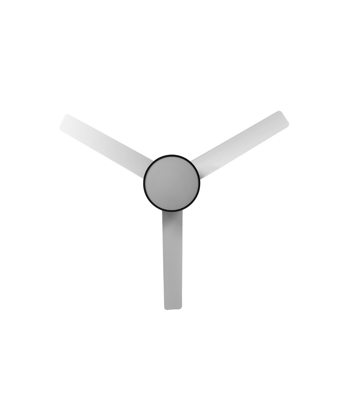 Ventilador de techo Pax Negro DC 40W 3200Lm 3 Aspas Blanco CCT