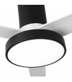 Ventilador de techo Pax Negro DC 40W 3200Lm 3 Aspas Blanco CCT