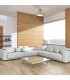 Ventilador de techo Pax Níquel DC 40W 3200Lm 3 Aspas Haya CCT