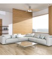 Ventilador de techo Pax Níquel DC 40W 3200Lm 3 Aspas Haya CCT