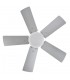 Ventilador de Techo MARTA Níquel DC 36W 3060Lm 5 Aspas Haya/Plata CCT