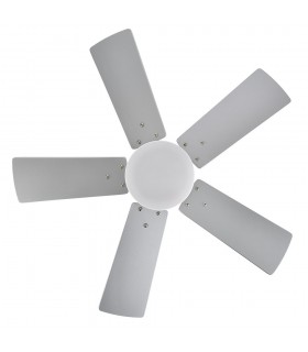 Ventilador de Techo MARTA Níquel DC 36W 3060Lm 5 Aspas Haya/Plata CCT