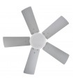 Ventilador de Techo MARTA Níquel DC 36W 3060Lm 5 Aspas Haya/Plata CCT