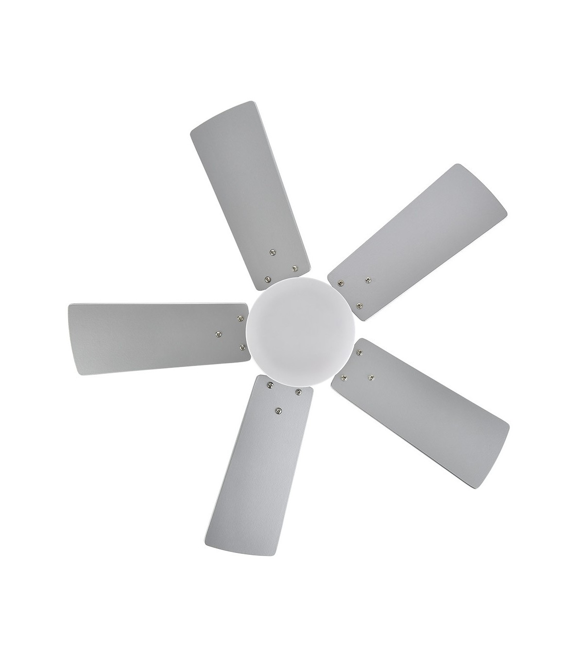 Ventilador de Techo MARTA Níquel DC 36W 3060Lm 5 Aspas Haya/Plata CCT