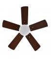 Ventilador de Techo MARTA Cuero DC 36W 3060Lm 5 Aspas Cerezo/Nogal CCT