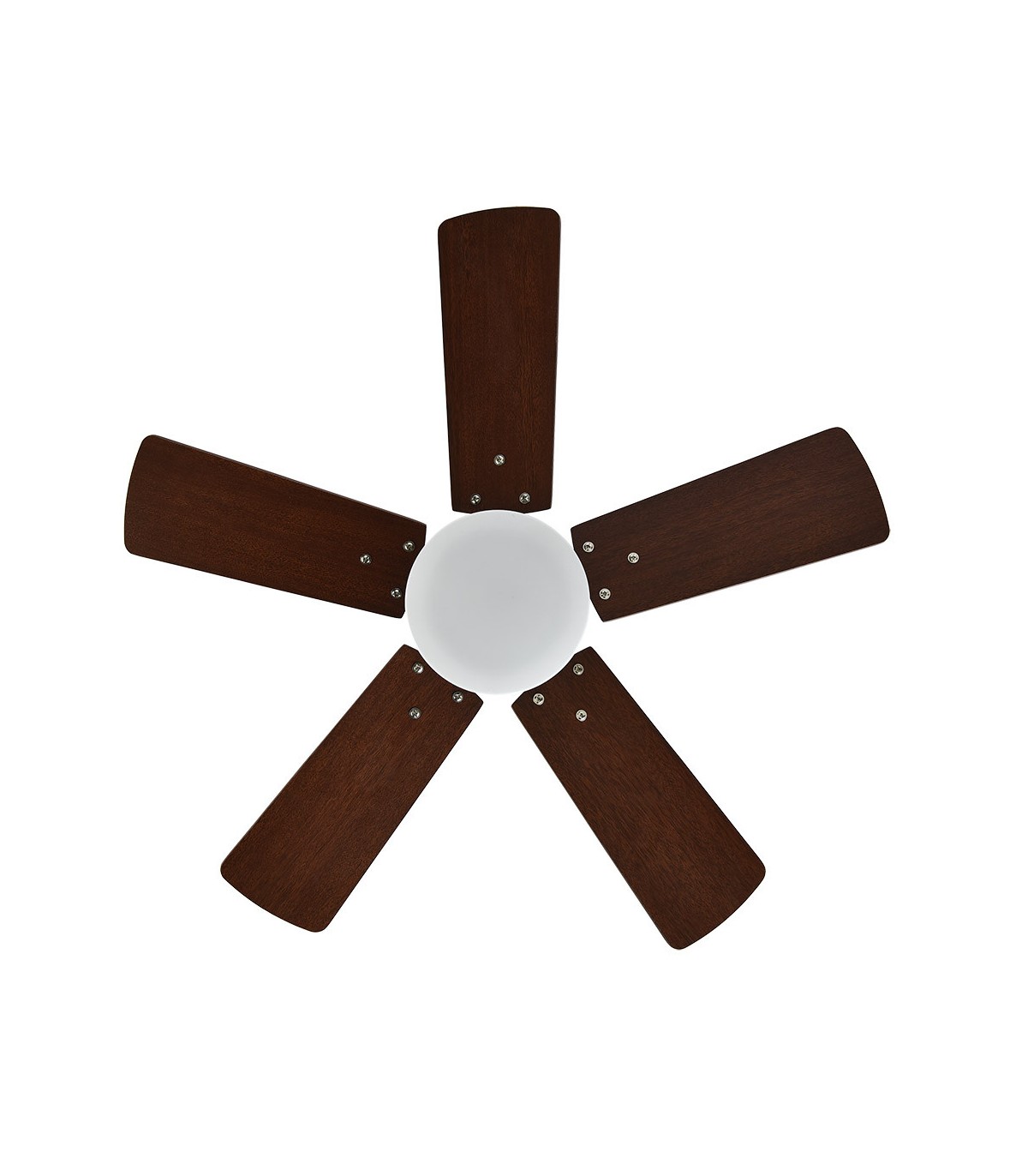 Ventilador de Techo MARTA Cuero DC 36W 3060Lm 5 Aspas Cerezo/Nogal CCT