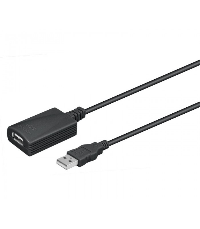 Conexión Activa M-H USB 2.0 Macho-Hembra 5 Metros
