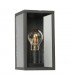 Aplique Exterior Lope Bloque Gris Antracita 1xE27 IP44