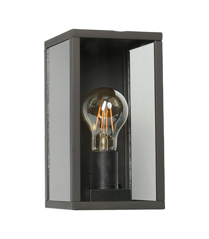 Aplique Exterior Lope Bloque Gris Antracita 1xE27 IP44