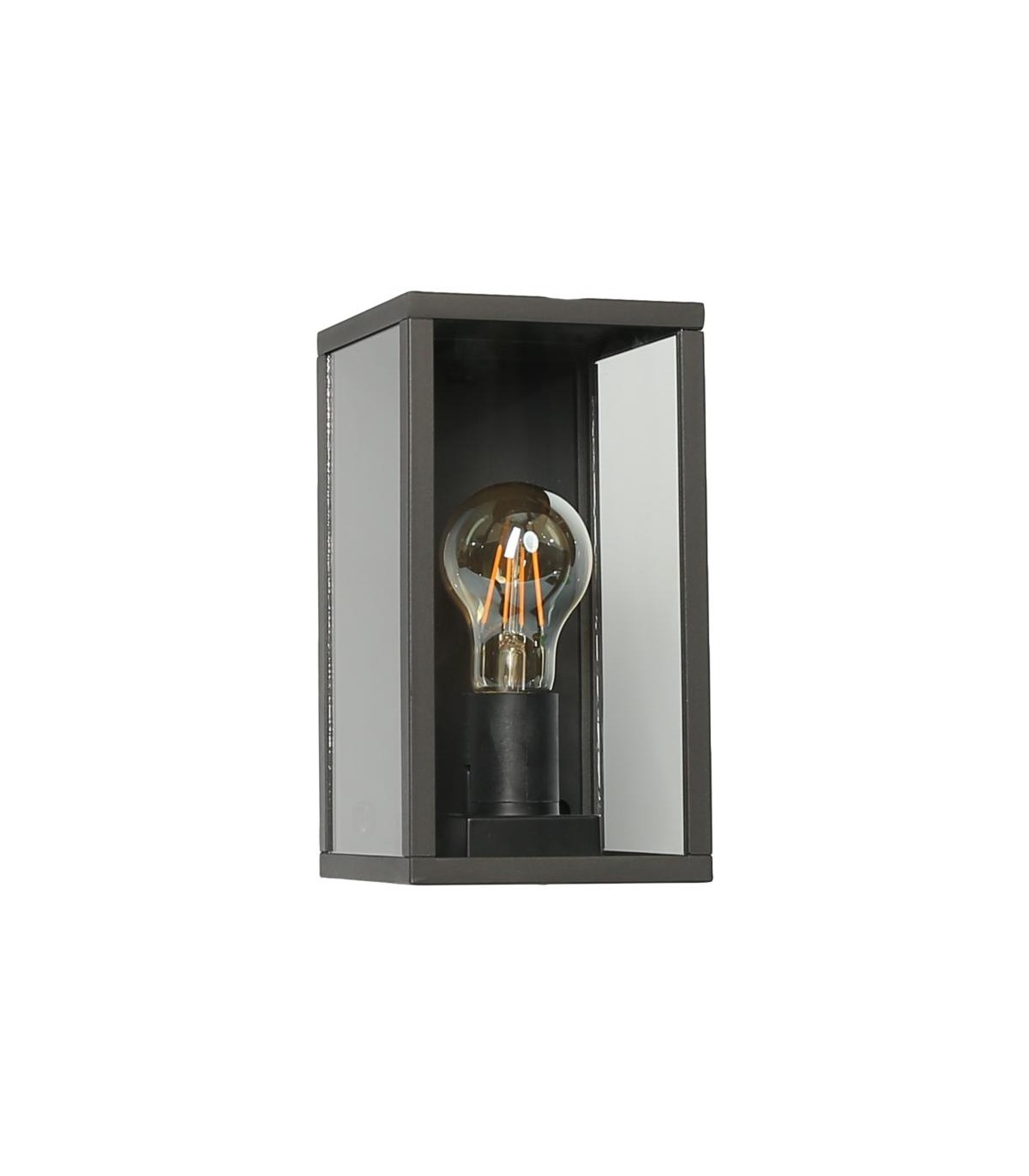 Aplique Exterior Lope Bloque Gris Antracita 1xE27 IP44