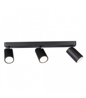 Foco Superior Sal Negro 3xGU10 IP20