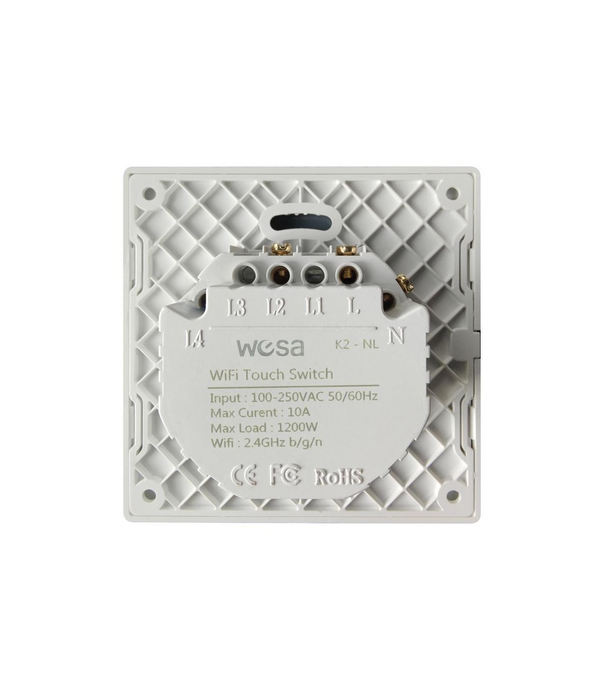 Interruptor Táctil Doble con WiFi