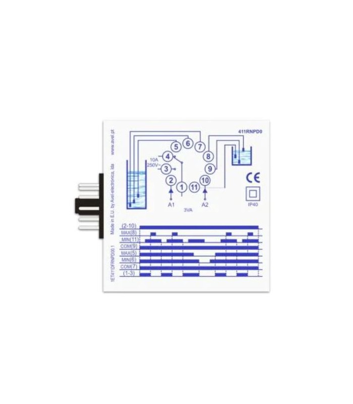 Relé Control de Pozo y Depósito 230V AC
