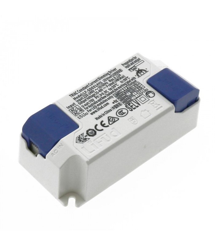 Driver LIFUD 14W Salida 25-42VDC 350mA Regulable Triac