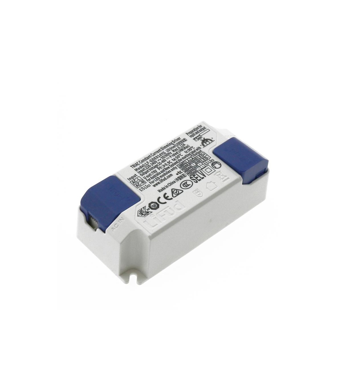 Driver LIFUD 14W Salida 25-42VDC 350mA Regulable Triac